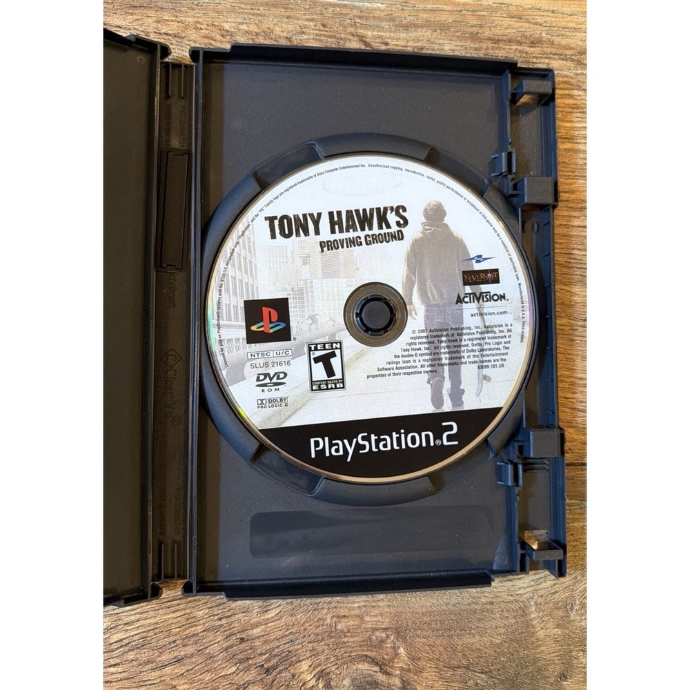 Tony Hawk's Proving Ground‎ Sony PlayStation 2 PS2 Disc Only